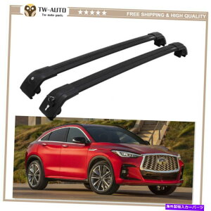���[�t�L�����A ���b�N�\�ȃ��[�t���[�����b�N�N���X�o�[�N���X�o�[�t�B�b�g�C���t�B�j�e�BQX55 2021 2022 Lockable Roof Rail Rack Cross Bars Crossbar Fits For Infiniti QX55 2021 2022�y���s�A���i�z