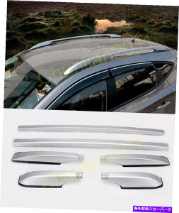 [tLA 2017-2021}c_CX-5 CX5 2PCS̃[tbNVo[J[h Roof Rack silver color painted alloy For 2017-2021 Mazda CX-5 CX5 2pcs