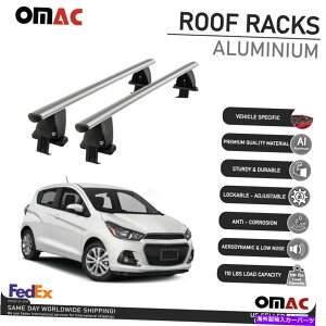���[�t�L�����A �V�{���[�X�p�[�N2016-2022�p�̊��炩�ȃg�b�v���[�t���b�N�N���X�o�[�ו��L�����A Smooth Top Roof Rack Cross Bar Luggage Carrier For Chevrolet Spark 2016-2022�y���s�A���i�z