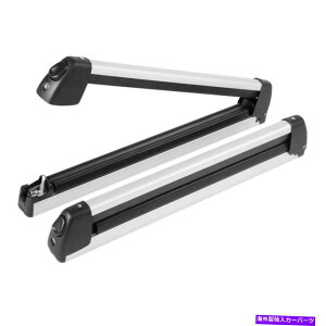 [tLA bN\ȃXL[[tbNLAXm[{[hgbvz_[2̃XL[4bAł܂ Lockable Ski Roof Rack Carrier Snowboard Top Holder Can Transport 2 Skis And 4 S