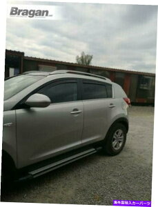 [tLA LAX|[c2010-2016 4x4ANZT[A~jEɍ[t[bNo[ Roof Rails Rack Bars To Fit Kia Sportage 2010 - 2016 4x4 Accessories Aluminium