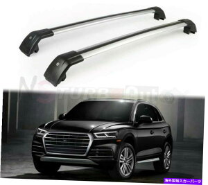 [tLA 2PCA~jE[tbNLANXo[NXo[Q5 2018-2020ɓKĂ܂ 2Pc Aluminum Roof Rail Rack Carrier Cross Bar Crossbar Fit for Audi Q5 2018-2020