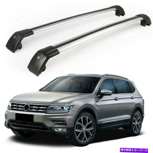 [tLA 2PCSbN\ȉ̃NXo[NXo[bNVWeBOA2017-2021̃tBbg 2Pcs Lockable roof crossbars cross bar Rack fits for VW Tiguan 2017-2021