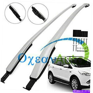 [tLA [t[TChbNtH[hGXP[vN[K2013-2016p̃A~jEAZuו Roof Rail Side Rack Aluminium Assembly Luggage For Ford Escape Kuga2013-2016
