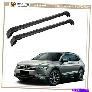 [tLA bN\ȃ[t[bNNXo[NXo[̓tHNX[QeBOA2017-2020ɓK܂ Lockable Roof Rail Rack Cross Bar Crossbar Fits for Volkswagen Tiguan 2017-2020