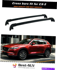 [tLA 2PCSbN\ȃ[t[bNNXo[NXo[tBbg}c_CX-5 CX5 2017-2021 2Pcs Lockable Roof Rail Rack Cross Bar Crossbar Fit for Mazda CX-5 CX5 2017-2021