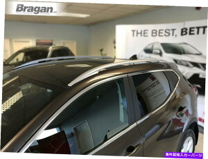 [tLA YQashqai 2014+ 4x4A~jEgbvbNo[̃ANZT[ɍ[t[ Roof Rails To Fit Nissan Qashqai 2014+ 4x4 Aluminium Top Rack Bars Accessories