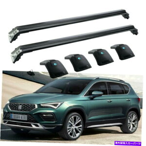 [tLA 2PCSbN\ȃ[tbNNXo[NXo[tBbgA[gJ2016-2023 2Pcs Lockable Roof Rack crossbars cross bar fits for Seat Ateca 2016-2023