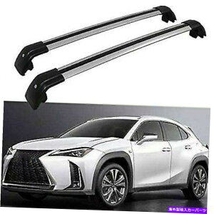 [tLA 2PCStBbgUXɓKUX200 UX250H 2019 2020[t[bNNXo[NXo[ 2Pcs Fits for UX UX200 UX250H 2019 2020 Roof Rail Rack Cross Bar Crossbar