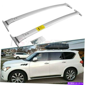 [tLA A~jE[t[bNNXo[NXo[tBbgCtBjeBQX56 QX80 2011-2020 Aluminum Roof Rail Rack Cross Bar Crossbar Fits for Infiniti QX56 QX80 2011-2020