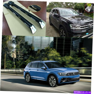 [tLA ubNNXo[NXo[[t[bNVWtHN[QeBOA2017-2019ɓKĂ܂ Black Crossbars Cross Bars Roof Rail Racks Fit for VW Volkwagen Tiguan 2017-2019