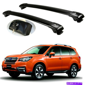 [tLA 2PCSbN\ȉ̃NXo[NXo[bNXotHX^[2014-2018̃tBbg 2Pcs Lockable roof crossbars cross bar Rack fits for Subaru Forester 2014-2018