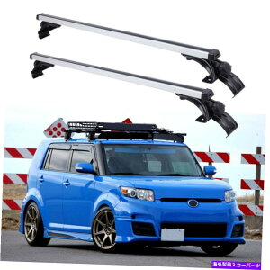 [tLA 48 "J[Vo[gbv[tbNNXo[A~jEpVIXBx[XS4hA 48" Car Silver Top Roof Rack Cross Bar Aluminum For Scion xB Base Wagon 4-Door