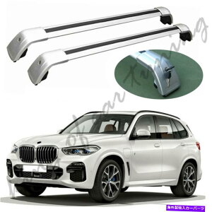 [tLA Vo[NXo[NXo[[t[bNtBbgBMWI[VX5 G05 2019 2020 Silver Crossbars Cross Bars Roof Rail Rack Fits for BMW All New X5 G05 2019 2020