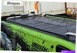 [tLA tHNX[QgX|[^[T6 2015+JFSWBXeXubNɍ[t[ Roof Rails To Fit Volkswagen Transporter T6 2015+ Caravelle SWB Stainless BLACK