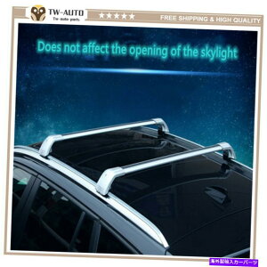 [tLA q_CT^tF2019-2022NXo[NXo[[t[bNA~jEɓKĂ܂ fits for Hyundai Santa Fe 2019-2022 Cross bar crossbar Roof Rail Rack aluminum