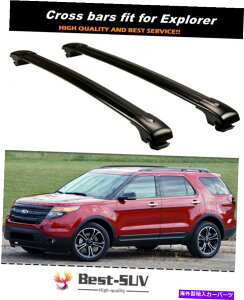 [tLA 2PCSA~jE[t[bNNXo[NXo[tBbgtH[hGNXv[[2012-2015 2Pcs Aluminum Roof Rail Rack Cross Bars Crossbar Fit For Ford Explorer 2012-2015