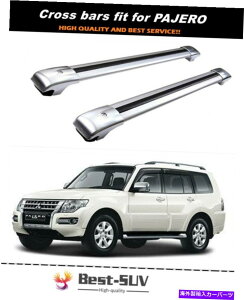 [tLA OHpWF2013-2021NXo[NXo[[tbN[LAɓKĂ܂ Fits for Mitsubishi Pajero 2013-2021 Crossbar Cross bars Roof Rack Rail Carrier
