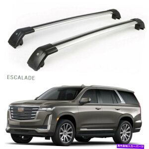 ���[�t�L�����A 2PCS���b�N�\�ȃ��[�t���b�N�N���X�o�[CARGOBARS CADILLAC ESCALADE 2015-2023�̃t�B�b�g 2Pcs Lockable roof Rack crossbars Cargo bar fits for Cadillac Escalade 2015-2023