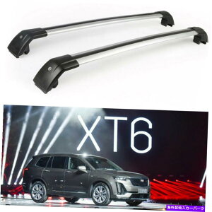 [tLA 2PCSbN\ȉ̃NXo[NXo[[tbNLfbNXT6 2019+ɓKĂ܂ 2Pcs Lockable roof crossbars cross bar Roof Rack fits for Cadillac XT6 2019+