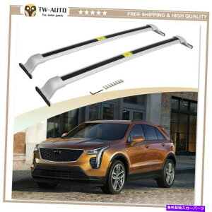 [tLA Cadillac XT4 2019 2020A~jE[t[bNNXo[NXo[ɓK2PC 2Pcs Fit for Cadillac XT4 2019 2020 Aluminum Roof Rail Rack Cross Bar Crossbars