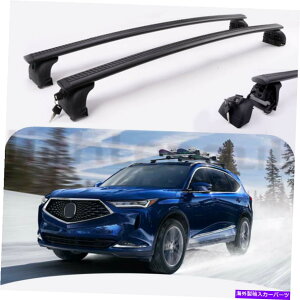 [tLA Acura MDX 2022[tbNݕANZT[̕č݌2PCSNXo[ US Stock 2Pcs Cross Bar for Acura MDX 2022 Roof Rack Cargo Rooftop Accessories