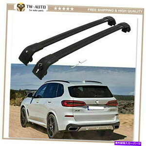 [tLA BMW X5 G05 2019-2021bN\ȃ[t[bNNXo[NXo[2PCStBbg 2Pcs Fits for BMW X5 G05 2019-2021 Lockable Roof Rail Racks Cross Bars Crossbars