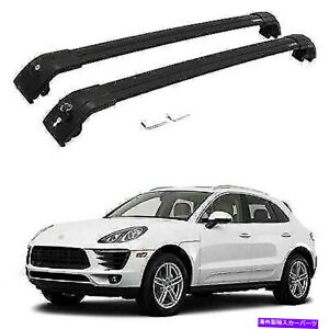 [tLA MACAN 2014-2020A~jE[tSbNLANXo[NXo[ɓK2PC 2Pcs Fit for Macan 2014-2020 Aluminum Roof Rail Rack Carrier Cross Bars Crossbar