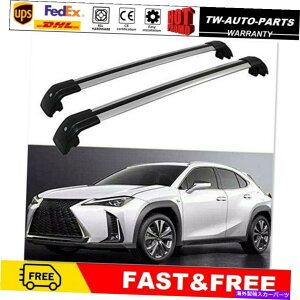 [tLA 2PCS[t[bNNXo[NXo[tBbgNTXUX UX200 UX250H 2019 2020 2Pcs Roof Rail Rack Cross Bar Crossbar Fit for Lexus UX UX200 UX250H 2019 2020