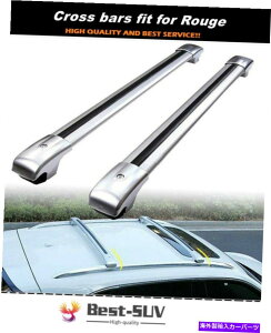 [tLA YX-Trail Rogue 2014-2021[t[bNNXo[NXo[ɓK2PC 2Pcs Fit for Nissan X-Trail Rogue 2014-2021 Roof Rail Rack Cross Bars Crossbars