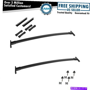 [tLA OEM[tbNNXo[ubNZbgLbgCXg[Lbg11-14tH[hGNXv[[ OEM Roof Rack Cross Bar Black Set Kit & Installation Kit for 11-14 Ford Explorer