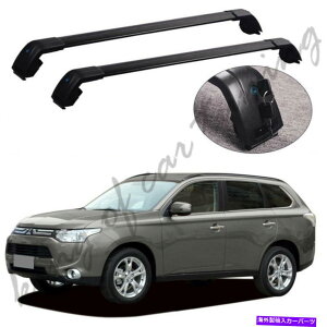 [tLA ubNNXo[NXo[NXo[SSbNOHAEg_[2013-2020ɓKĂ܂ Black Cross Bars Crossbars Roof Rail Rack Fit for Mitsubishi Outlander 2013-2020