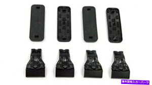���[�t�L�����A Rhino���b�N2500���[�t���b�N�p�b�h���N�����v�L�b�gDK167�Z�b�g4 Rhino Rack 2500 Roof Rack Pad & Clamp Kit DK167 Set of 4�y���s�A���i�z