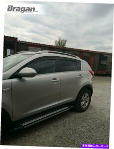 [tLA LAX|[c2010-2016 4x4ANZT[A~jEɍ[t[bNo[ Roof Rails Rack Bars To Fit Kia Sportage 2010 - 2016 4x4 Accessories Aluminium