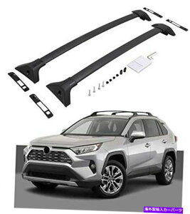 [tLA 2PCS[t[bNNXo[NXo[̓g^2019-2022 RAV4 RAV 4ɓK܂ 2Pcs Roof Rail Rack Cross Bars Crossbars Fits for Toyota 2019-2022 RAV4 RAV 4