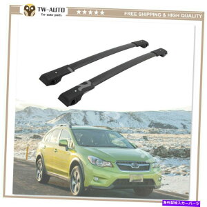 [tLA 2PCSTOP[t[bNbN\ȃNXo[NXo[NXo[tBbg2012-2017 2PcsTop Roof Rail Rack Lockable Cross bar Crossbar Fit for Subaru XV 2012-2017