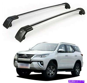 [tLA g^tH[`i[2016-2021bN\ȃ[t[bNNXo[NXo[ɓK Fits for Toyota Fortuner 2016-2021 Lockable Roof Rail Racks Cross Bars Crossbar