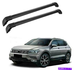 [tLA bN\ȃ[t[bNNXo[NXo[̓tHNX[QeBOA2017-2020ɓK܂ Lockable Roof Rail Rack Cross Bar Crossbar Fits for Volkswagen Tiguan 2017-2020