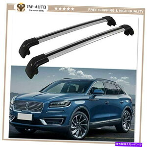 ���[�t�L�����A 2PCS���[�t���[�����b�N�N���X�o�[�N���X�o�[�����J�[���m�[�`���X2019 2020 2021 2Pcs Roof Rail Rack Cross Bar Crossbar Fits for Lincoln Nautilus 2019 2020 2021�y���s�A���i�z
