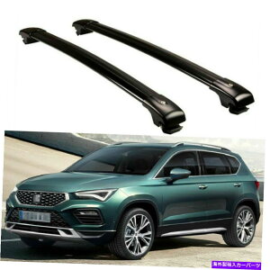 [tLA 2PCSA~jE[t[bNNXo[NXo[tBbgATECA 2016-2022 2Pcs Aluminum Roof Rail Rack Cross Bars Crossbar Fits for Seat Ateca 2016-2022