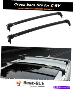[tLA 2PCSA~jE[t[bNNXo[NXo[tBbgz_CRV CR-V 2017-2021 2Pcs Aluminum Roof Rail Rack Cross Bar Crossbar Fit for Honda CRV CR-V 2017-2021