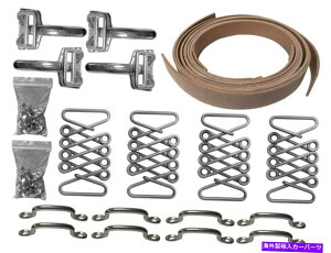 hood panel zbgbhp̃re[Wt[hXgbvfbNXAt^[}[PbgLbgAXeXX`[n[hEFA Vintage Hood Strap Deluxe Aftermarket Kit for Hot Rod, Stainless Steel Hardware