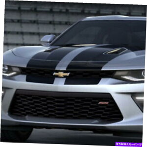 hood panel 2016-2018J}OtBbN[XgCvpbP[Wt[h /fbLbhGMubN Fits 2016-2018 Camaro Graphics Rally Stripe Package Hood / Decklid GM Black