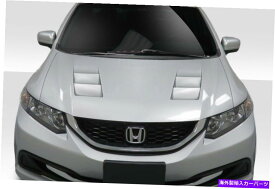 hood panel 12-15ホンダシビック4DR TS-1デュラフェックスボディキット - フード!!! 114289 12-15 Honda Civic 4DR TS-1 Duraflex Body Kit- Hood!!! 114289