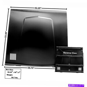 hood panel 1966?1977uRt[hplWO/tgKXt[hz[EDPX`[_CiR[3750 1966~1977 Bronco Hood Panel wo/ Windshield Hood Hole EDP Steel Dynacorn 3750
