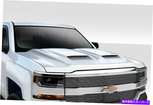 hood panel 16-18�V�{���[�V���o���[�h�̃f�����t�F�b�N�X�f���A�������G�A�t�[�h Duraflex Dual Ram Air Hood for 16-18 Chevrolet Silverado