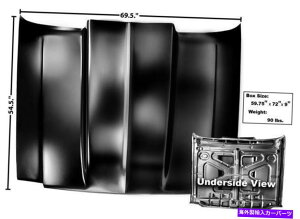 hood panel 1973-1980V{[GMCgbNC/K 2 "JEUt[hX`[_CiR[ for 1973-1980 Chevy GMC Truck C/K 2" Cowl Induction Hood Steel Dynacorn