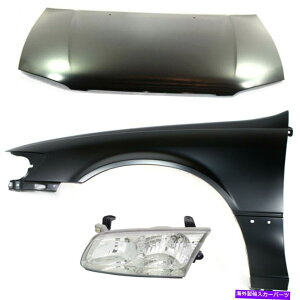 hood panel g^Ĵ߂3̃t[htg53301AA040A53812AA020A81150AA020̃Zbg00-01 Set of 3 Hoods Front 53301AA040, 53812AA020, 81150AA020 for Toyota Camry 00-01