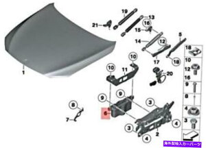 hood panel {BMW Rolls-Royce Alpina Hybrid M5 Ghost Actuator Leart 51237191050 Genuine BMW ROLLS-ROYCE Alpina Hybrid M5 Ghost Actuator Rear Right 51237191050