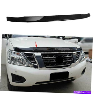 hood panel ���Y�͑��p�g���[��Y62 2017-2020�̃u���b�N�t�����g�o���p�[�K�[�h�t�[�h�v���e�N�^�[ Black Front Bumper Guard Hood Protector For Nissan Armada Patrol Y62 2017-2020